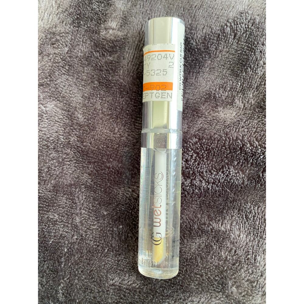 Covergirl Wetslicks Lip Gloss, (360) Clear Radiance, .27 fl oz liq SEALED NOS